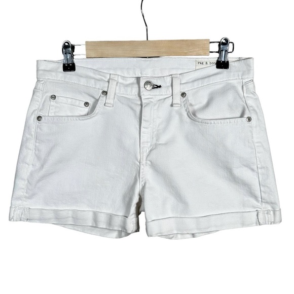 RAG & BONE 3” Cuffed Denim Shorts - Picture 1 of 9